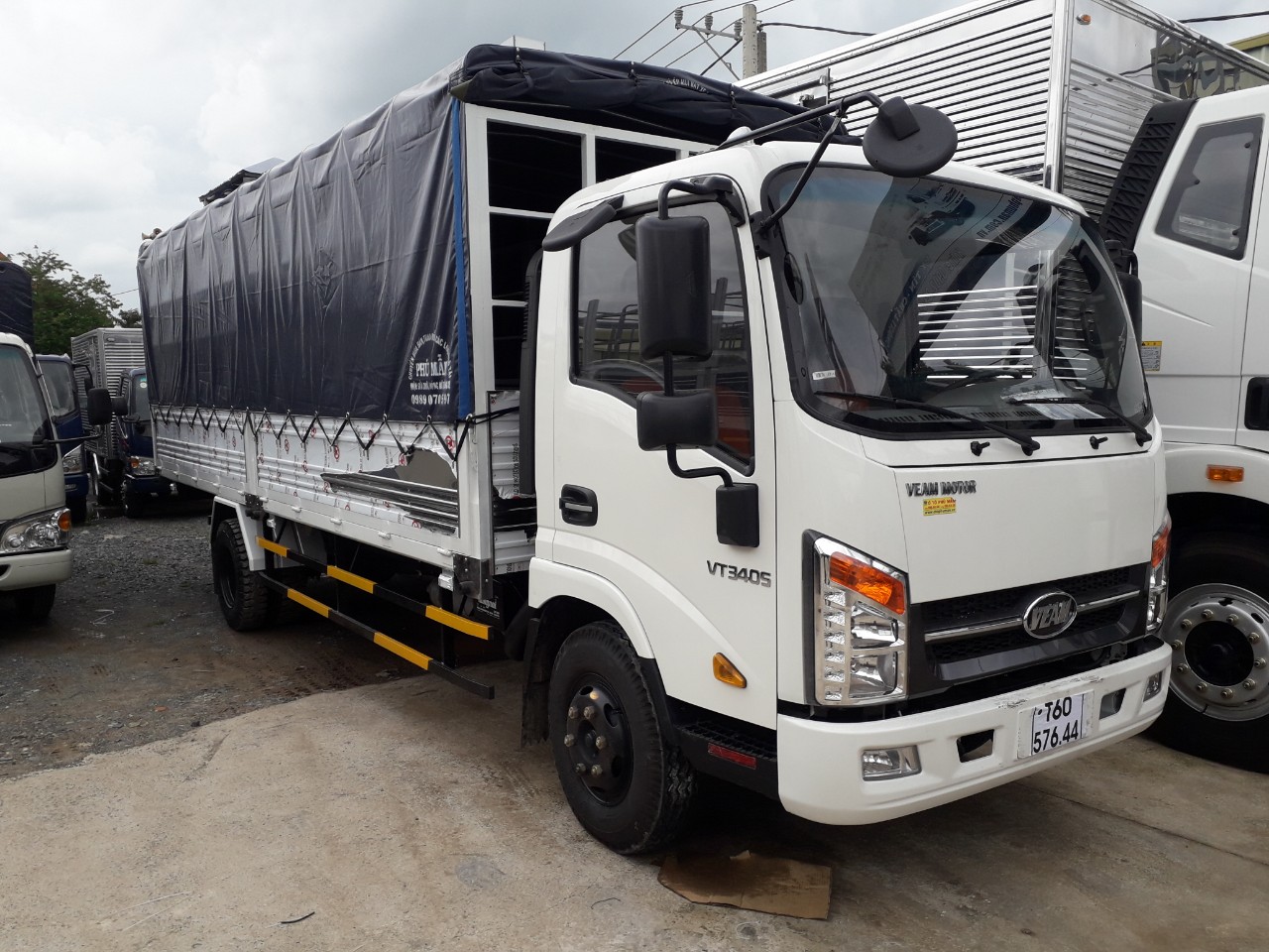 Xe tải 2,5 tấn - dưới 5 tấn 2019 - Xe tải Veam thùng dài 4.9m, đời 2019, động cơ Isuzu