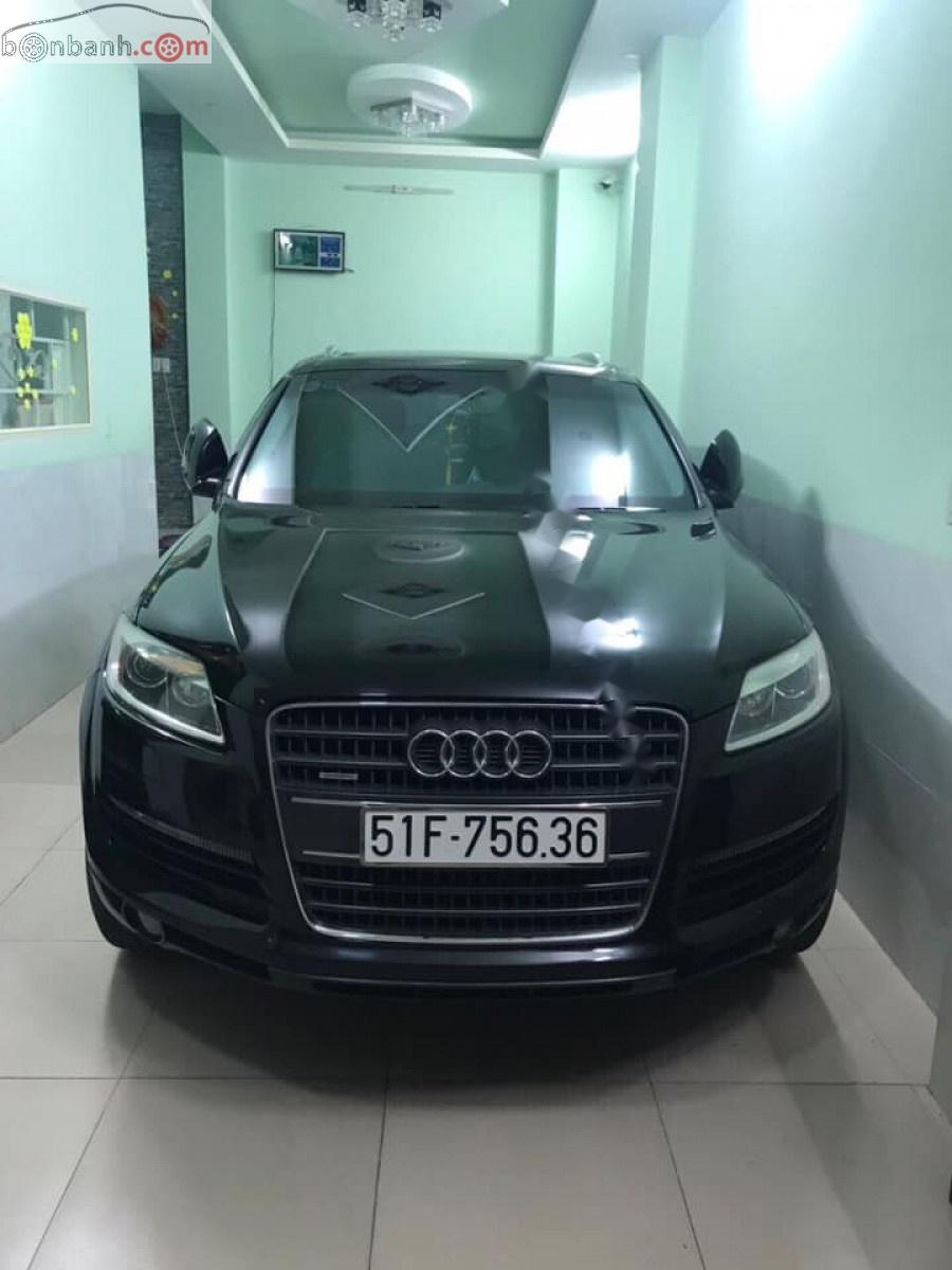 Audi Q7 3.6 AT 2007 - Xe Audi Q7 3.6 AT năm 2007, màu đen, xe nhập