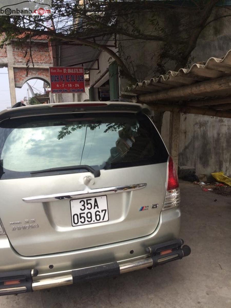 Toyota Innova G 2008 - Bán Toyota Innova G sản xuất năm 2008, màu bạc