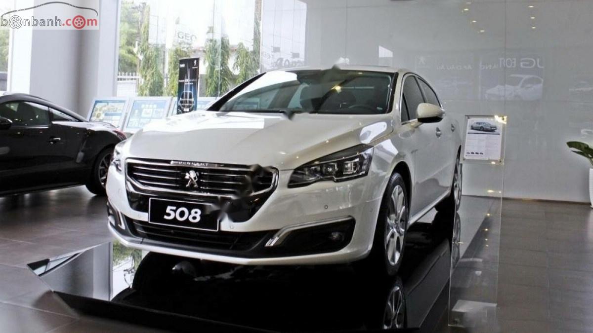 Peugeot 508 1.6 AT 2015 - Bán ô tô Peugeot 508 1.6 AT đời 2015, màu trắng, nhập khẩu