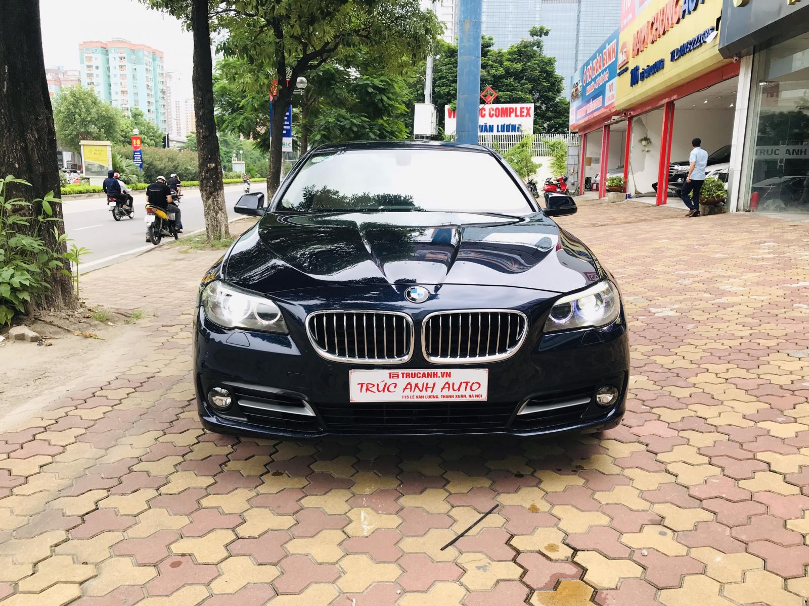 BMW 5 Series 520i 2014 - Xe BMW 5 Series 520i đời 2015, màu xanh lam, nhập khẩu nguyên chiếc