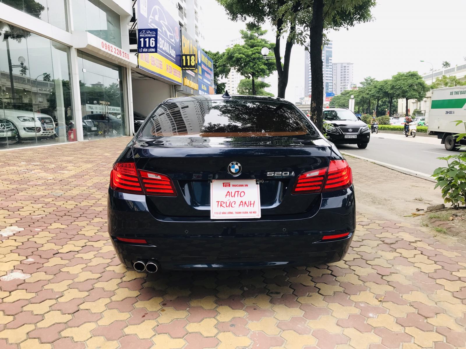 BMW 5 Series 520i 2014 - Xe BMW 5 Series 520i đời 2015, màu xanh lam, nhập khẩu nguyên chiếc