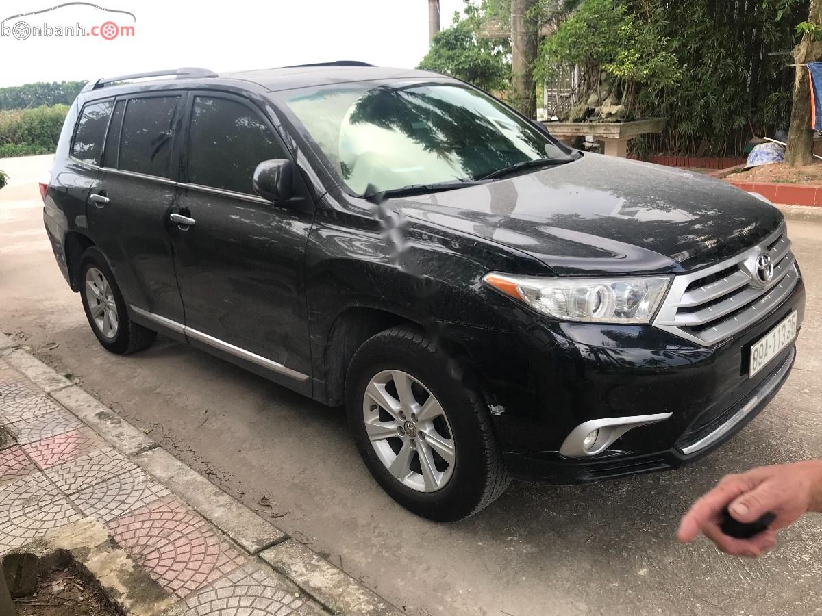 Toyota Highlander   2010 - Cần bán Toyota Highlander đời 2010, màu đen, nhập khẩu  