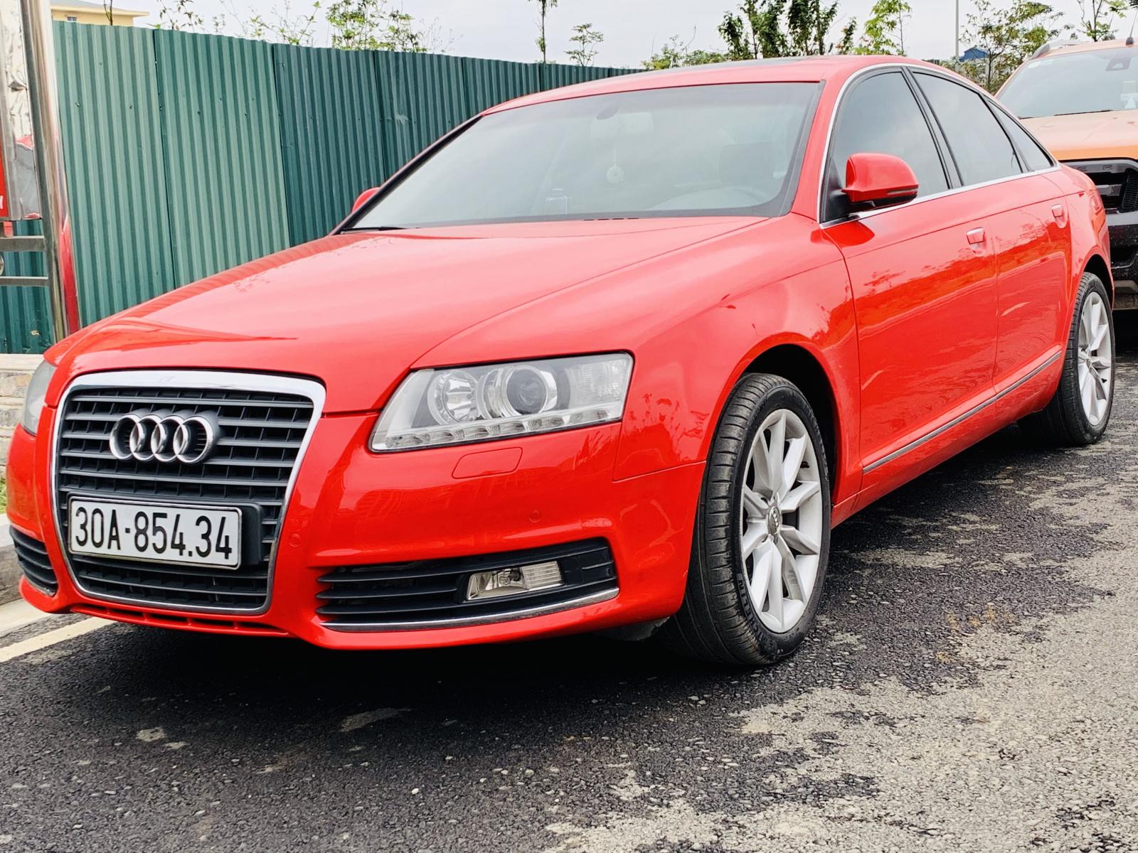 Audi A6 2009 - Bán xe Audi A6 2.0 sx 2009, màu đỏ nhập khẩu giá chỉ 620 triệu đồng