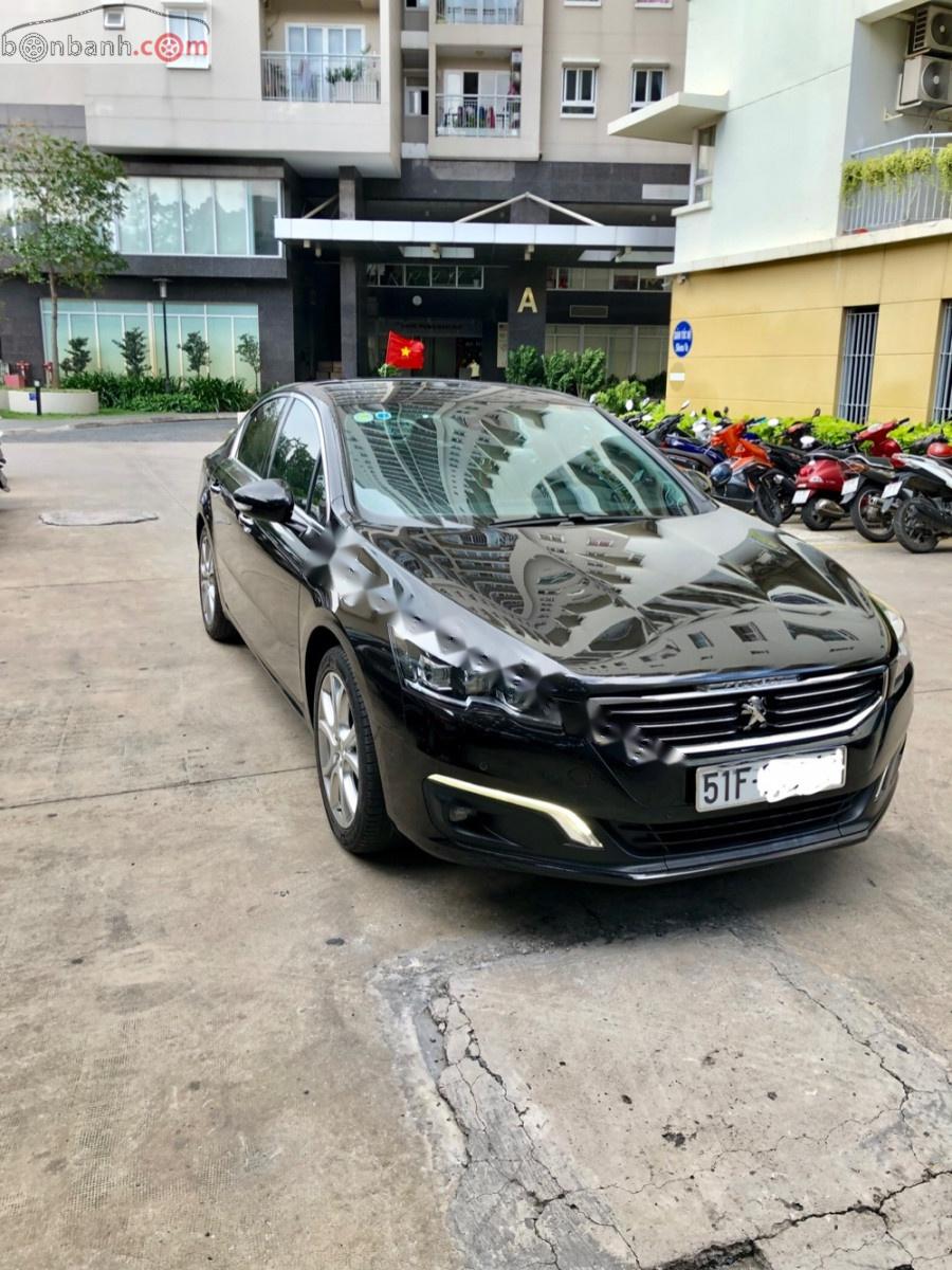 Peugeot 508 1.6 AT 2015 - Bán Peugeot 508 1.6 AT đời 2015, màu đen, xe nhập chính chủ