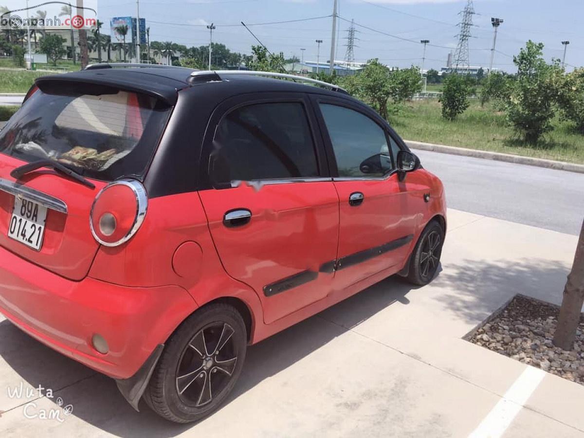 Chevrolet Spark LT 0.8 MT 2009 - Bán Chevrolet Spark LT 0.8 MT sản xuất 2009, màu đỏ, giá chỉ 55 triệu