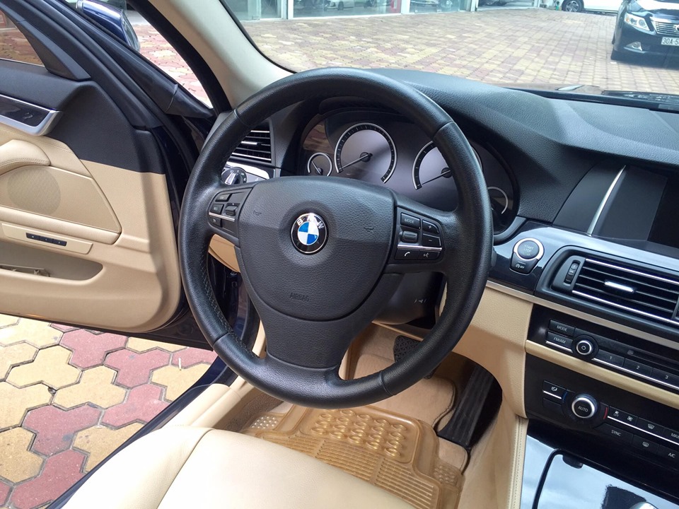 BMW 5 Series 2014 - Bán xe BMW 520i đời 2014, màu xanh lam, xe nhập