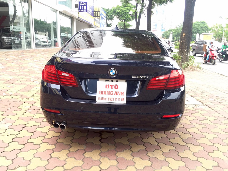 BMW 5 Series 2014 - Bán xe BMW 520i đời 2014, màu xanh lam, xe nhập