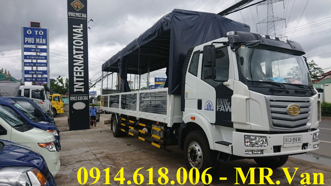 Howo La Dalat 7T2 2019 - Cần bán xe FAW Xe tải thùng 7t2 đời 2019, nhập khẩu nguyên chiếc, 912 triệu