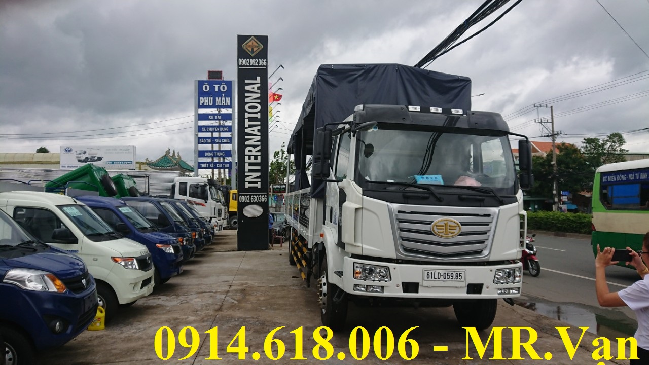 Howo La Dalat 7T2 2019 - Cần bán xe FAW Xe tải thùng 7t2 đời 2019, nhập khẩu nguyên chiếc, 912 triệu