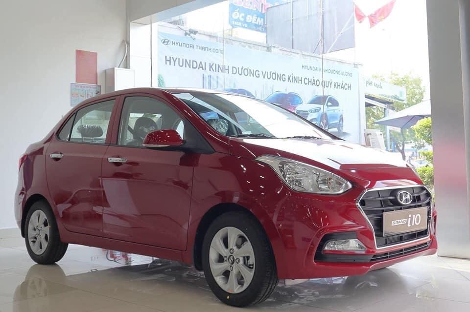 Hyundai Grand i10 2019 - Cần bán xe Hyundai Grand i10 sản xuất 2019, màu đỏ, 410tr