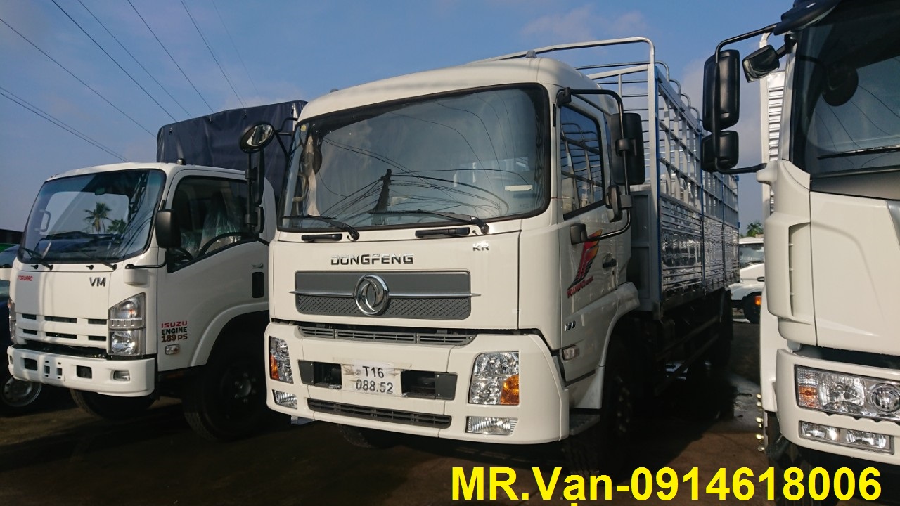 JRD HFC B180 2019 - Bán xe Dongfeng 8T B180 năm 2019, thùng 9m5, màu trắng, nhập khẩu, giá tốt