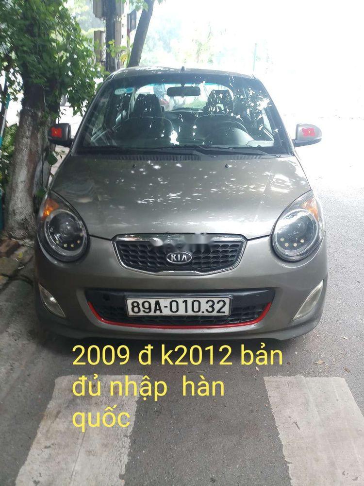 Kia Morning   2009 - Bán Kia Morning sản xuất 2009, màu xám, nhập khẩu  