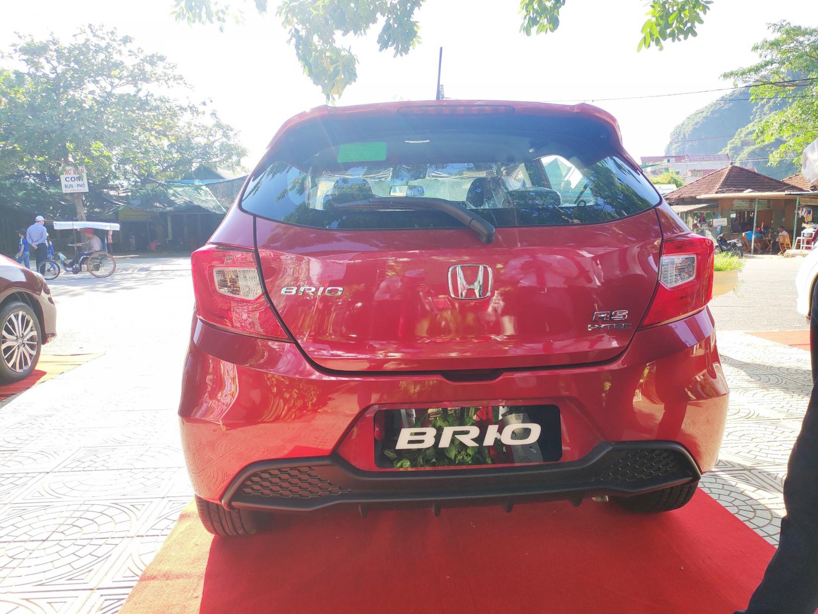 Honda Brio RS 2019 - Bán Honda Brio 2019 màu đỏ tại Quảng Bình, xe nhập khẩu nguyên chiếc, có sẵn giao ngay, liên hệ 0931373377