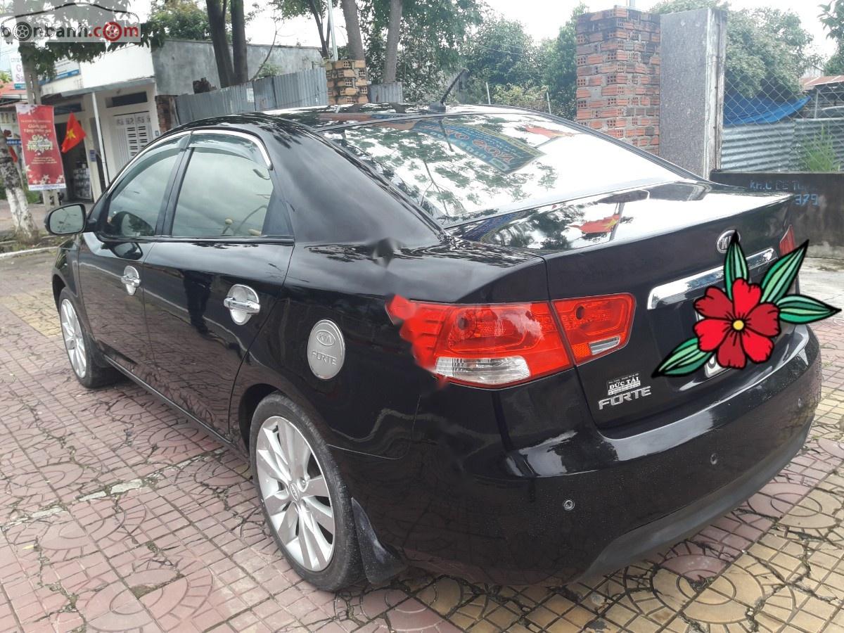 Kia Forte SX 1.6 MT 2011 - Bán Kia Forte SX 1.6 MT sản xuất năm 2011, màu đen