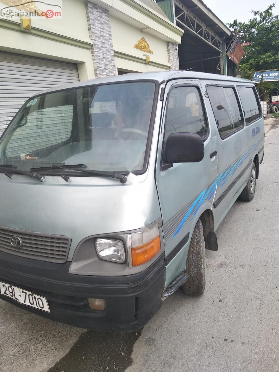 Toyota Hiace 1999 - Cần bán Toyota Hiace năm sản xuất 1999, màu xanh lam
