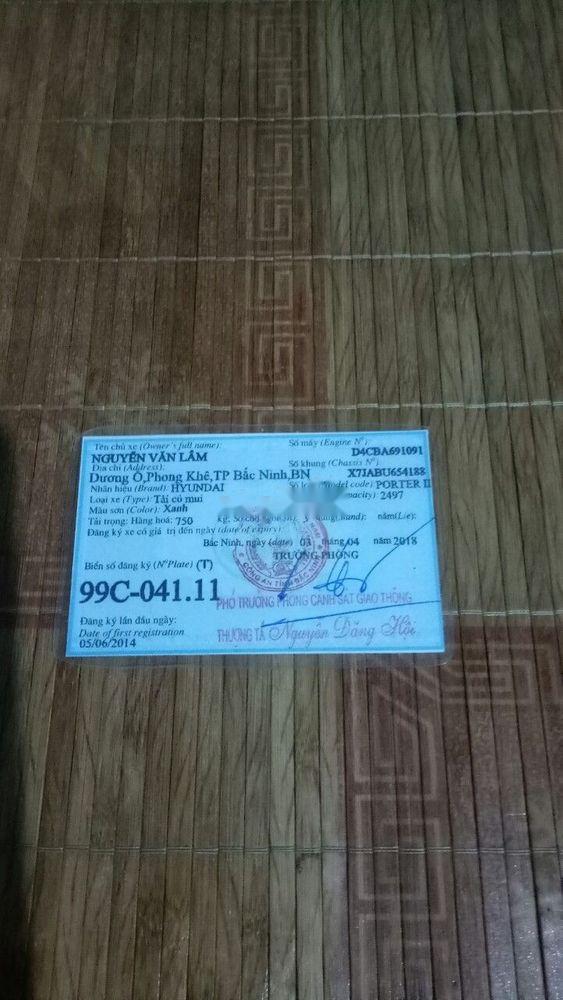 Hyundai Porter   2010 - Bán Hyundai Porter đời 2010, màu xanh lam