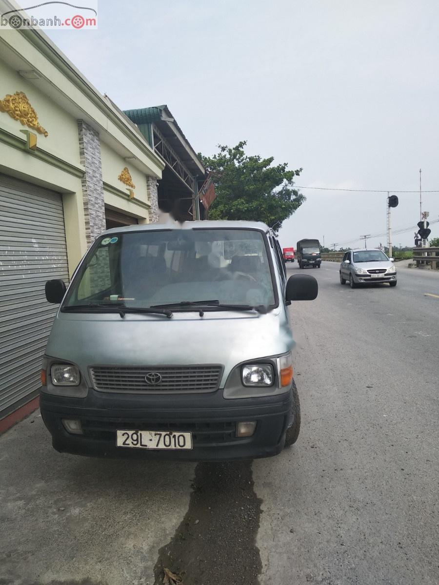 Toyota Hiace 1999 - Cần bán Toyota Hiace năm sản xuất 1999, màu xanh lam