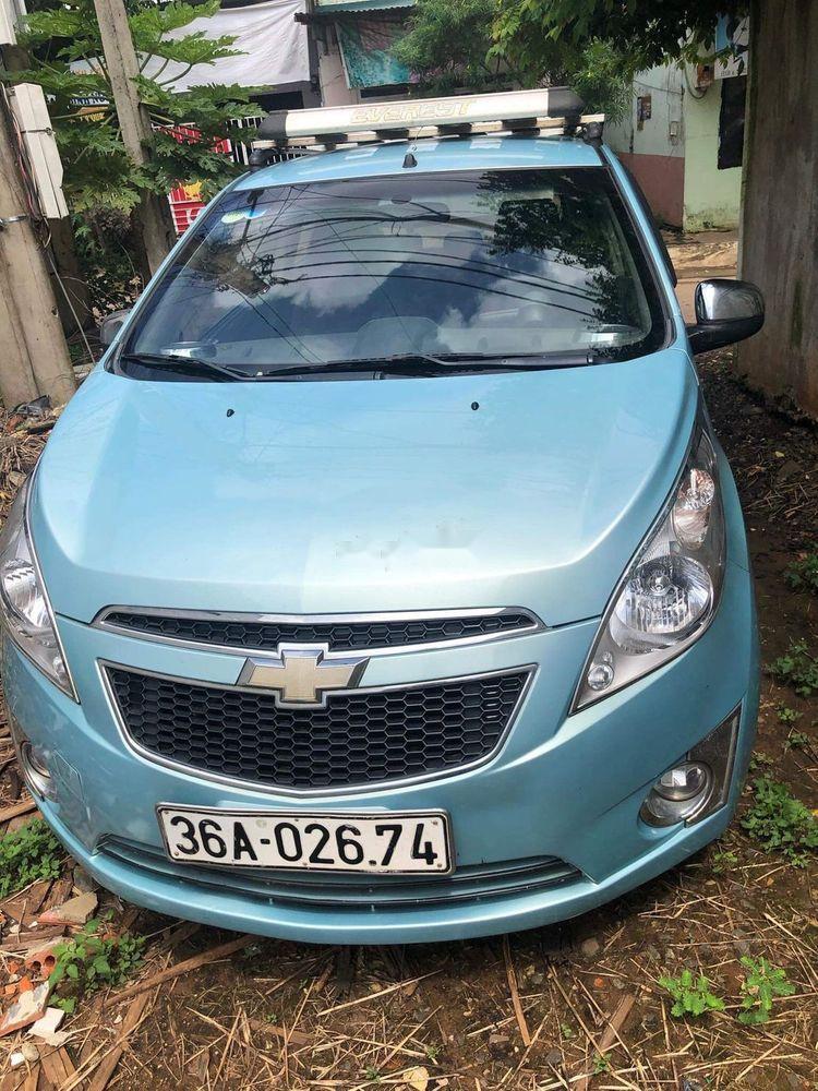 Chevrolet Spark   2012 - Bán Chevrolet Spark sản xuất năm 2012, màu xanh lam, nhập khẩu 