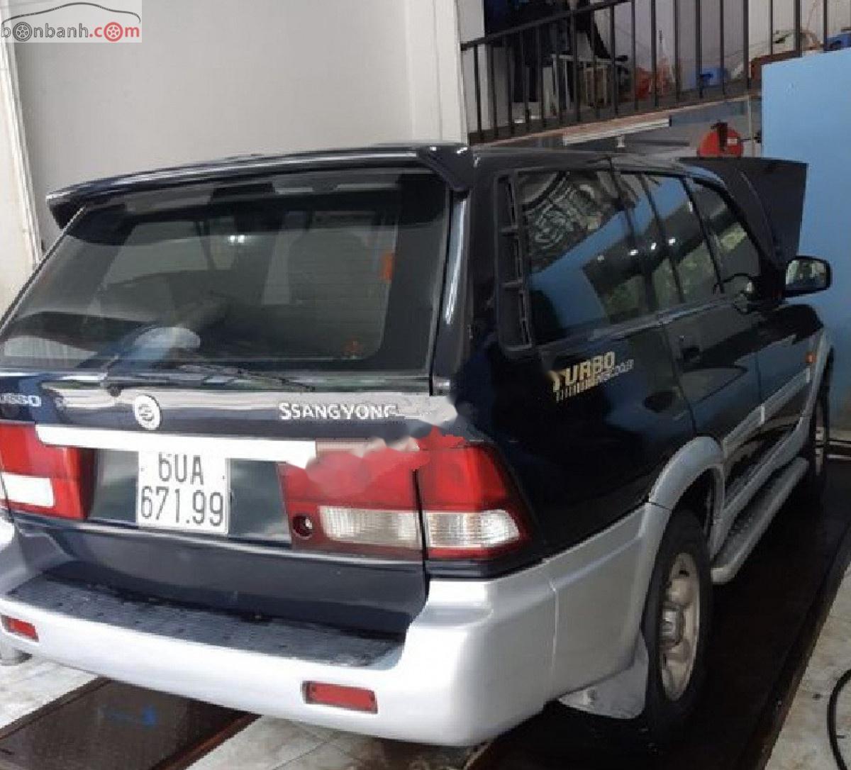 Ssangyong Musso 2.3 2001 - Bán Ssangyong Musso 2.3 2001, màu xám, nhập khẩu  