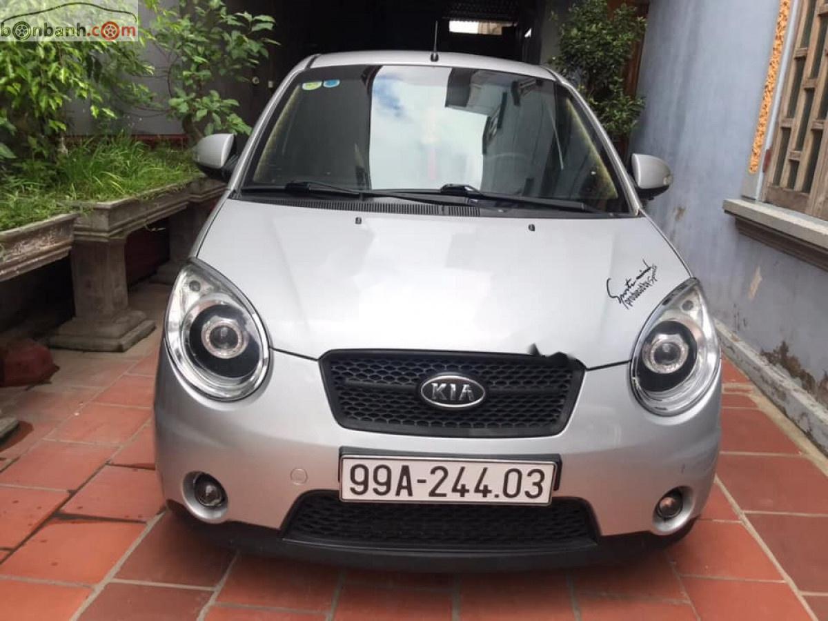 Kia Morning 2009 - Bán xe Kia Morning đời 2009, màu bạc, nhập khẩu nguyên chiếc số tự động, 200 triệu