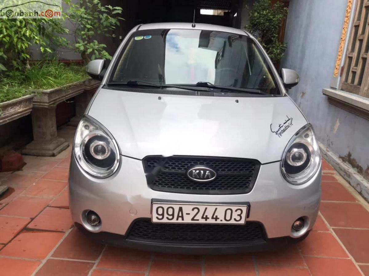 Kia Morning 2009 - Bán xe Kia Morning đời 2009, màu bạc, nhập khẩu nguyên chiếc số tự động, 200 triệu