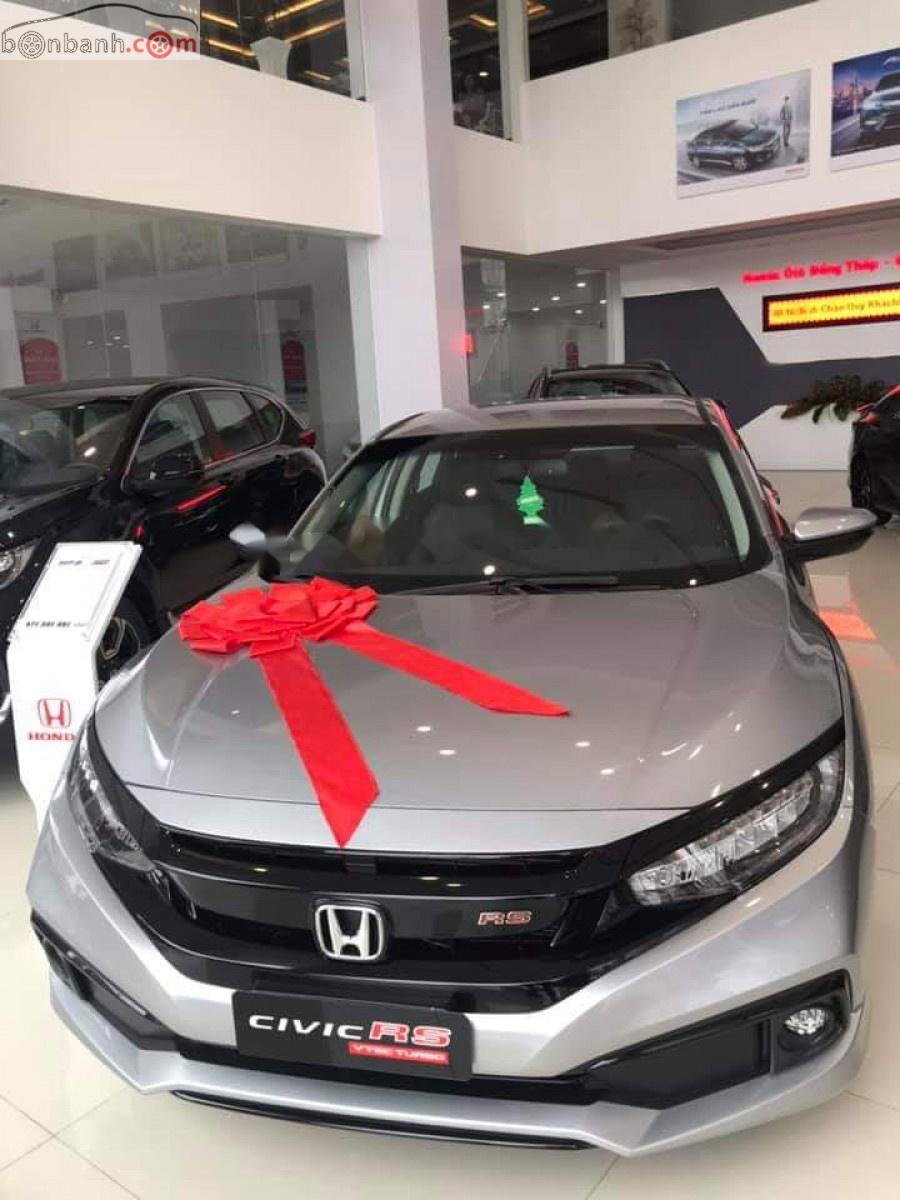 Honda Civic RS 1.5 AT 2019 - Cần bán xe Honda Civic RS 1.5 AT đời 2019, màu bạc, xe nhập