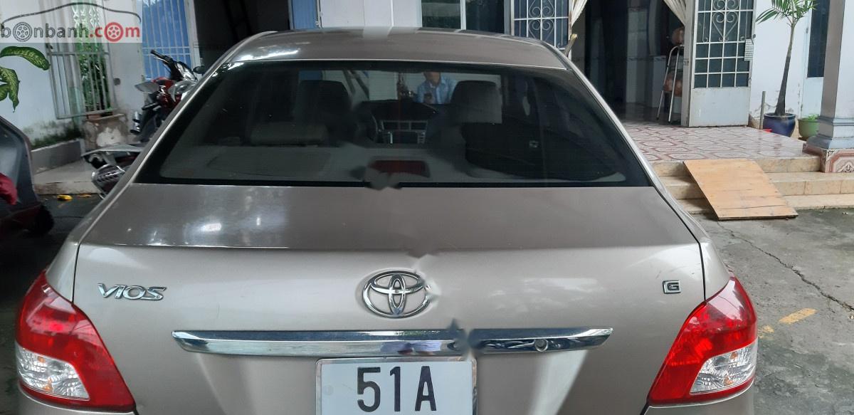 Toyota Vios 1.5G 2008 - Xe cũ Toyota Vios 1.5G đời 2008, màu nâu giá cạnh tranh