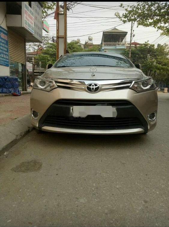 Toyota Vios   G   2014 - Chính chủ bán Toyota Vios G đời 2014, màu vàng cát