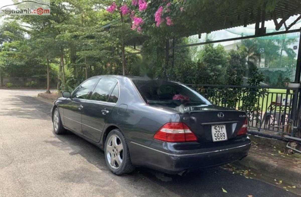 Lexus LS 430 2005 - Xe Lexus LS 430 đời 2005, màu xám, xe nhập, giá 675tr