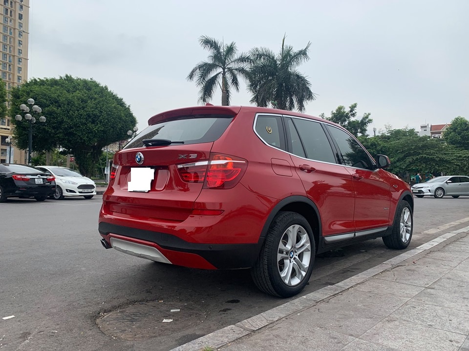 BMW X3   2014 - Bán BMW X3 Xdrive20i AT màu đỏ sản xuất 2014, biển Hà Nội