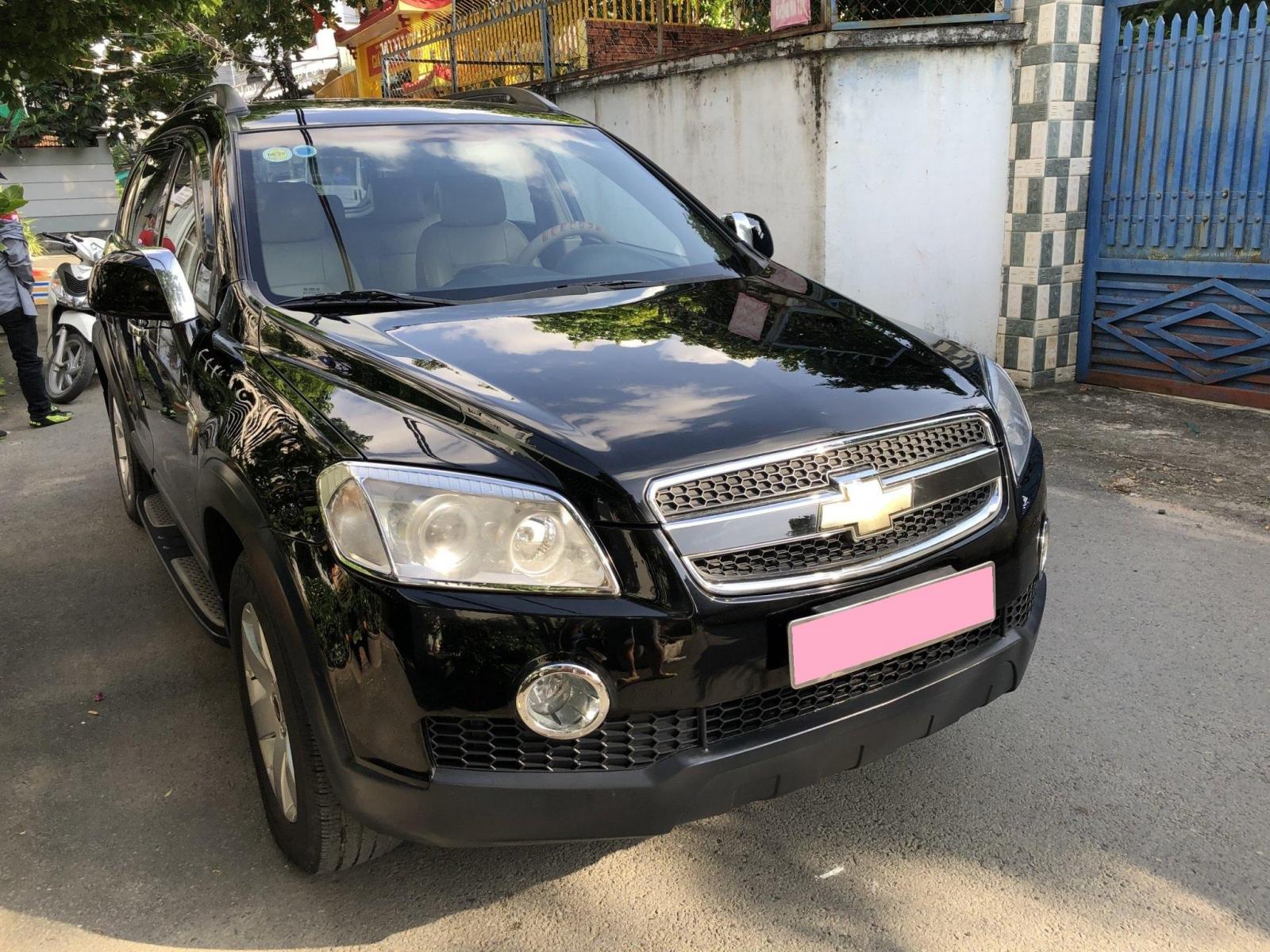 Chevrolet Captiva 2008 - Bán xe Captiva 2008 số sàn, màu đen, gia đình sử dụng