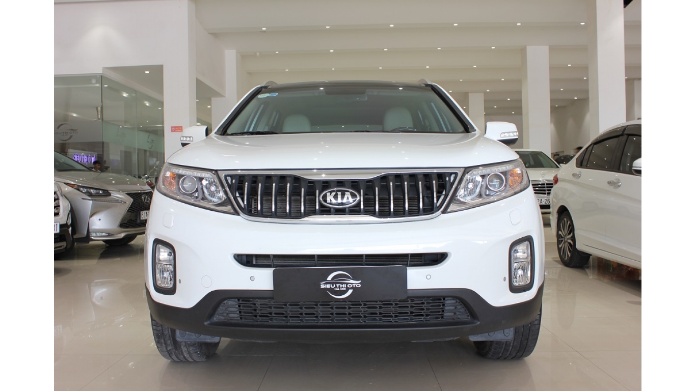 Kia Sorento 2.4 AT 2019 - Bán xe Kia Sorento 2.4 AT 2019, màu trắng, trả trước chỉ từ 267tr, hotline: 0985.190491 Ngọc