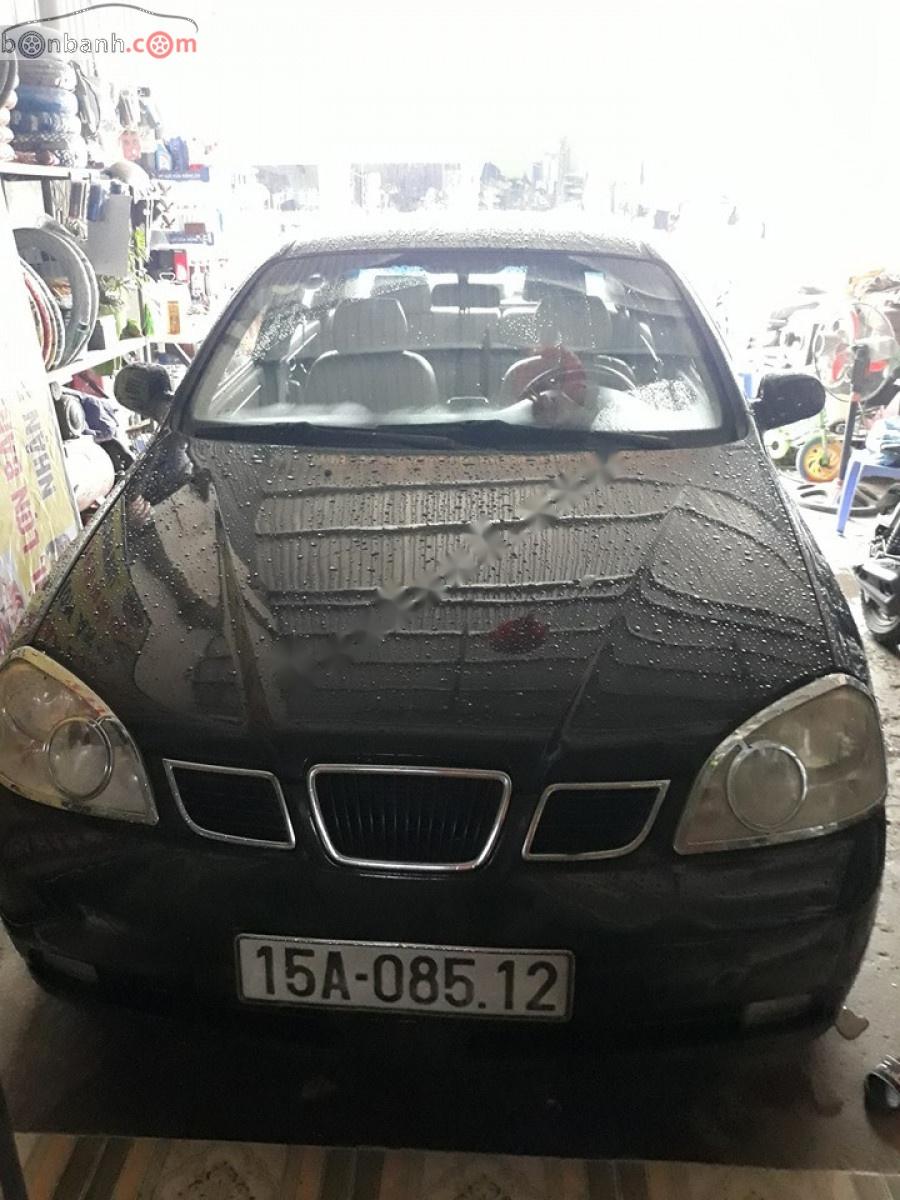 Daewoo Lacetti 2004 - Bán Daewoo Lacetti 2004, màu đen, 138 triệu