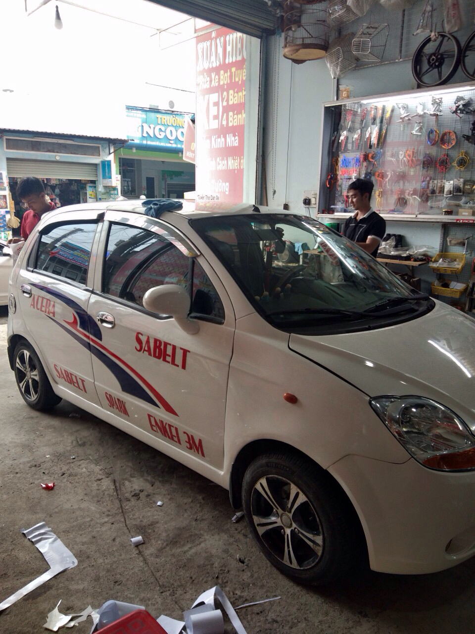 Daewoo Matiz SX 2007 - Daewoo Matiz 0.8MT, năm 2007, màu trắng, nhập khẩu