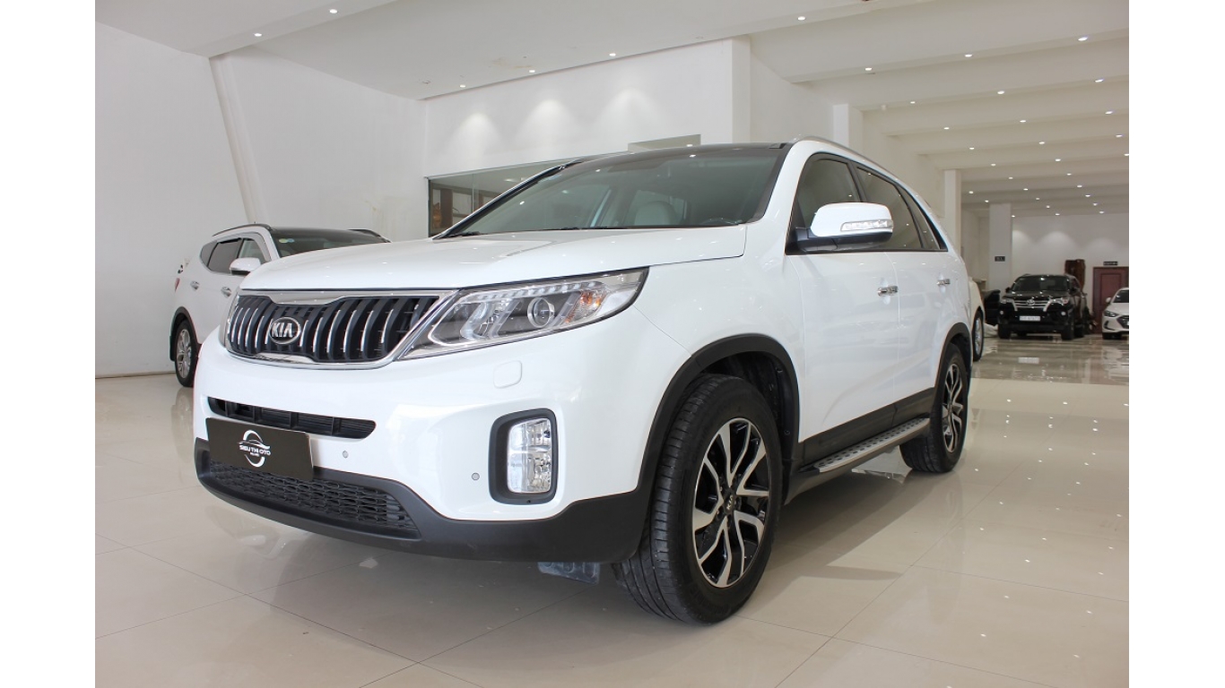 Kia Sorento 2.4 AT 2019 - Bán xe Kia Sorento 2.4 AT 2019, màu trắng, trả trước chỉ từ 267tr, hotline: 0985.190491 Ngọc