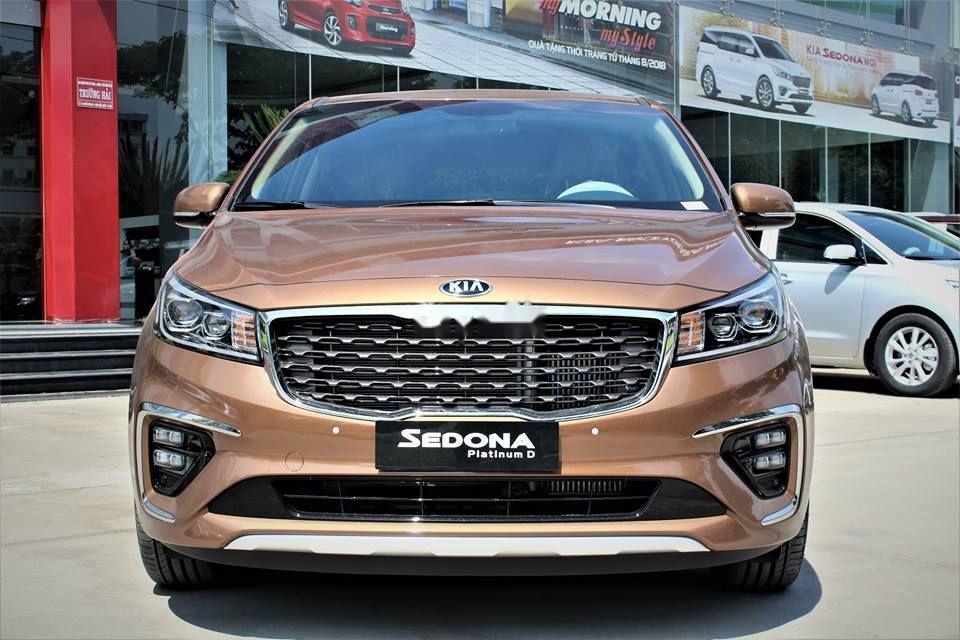 Kia Sedona 2019 - Bán ô tô Kia Sedona sản xuất năm 2019, màu nâu