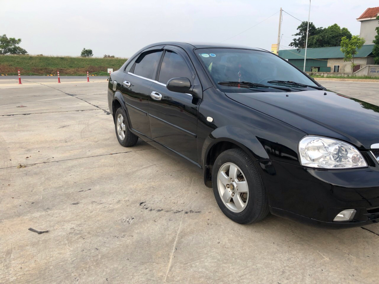 Daewoo Lacetti EX 2008 - Bán Daewoo Lacetti đời 2008, màu đen, zin 98%