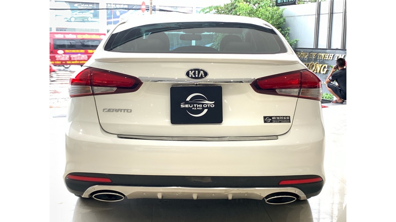 Kia Cerato 1.6 MT 2018 - Bán xe Kia Cerato 1.6 MT 2018, màu trắng, hotline: 0985.190491 Ngọc