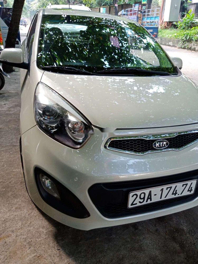 Kia Morning 2011 - Bán xe Kia Morning đời 2011, màu kem (be), bản full