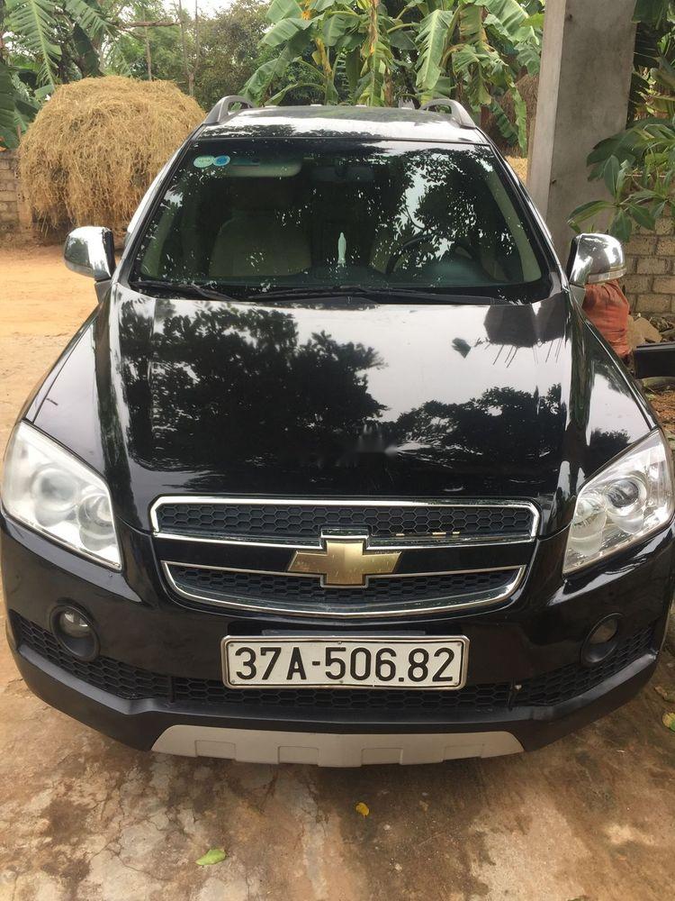 Chevrolet Captiva   2010 - Bán Chevrolet Captiva 2010, màu đen, nhập khẩu  