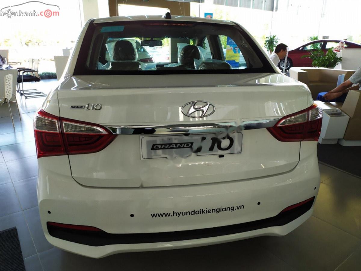 Hyundai Grand i10 2019 - Bán Hyundai Grand i10 1.2 AT 2019, màu trắng, giá tốt