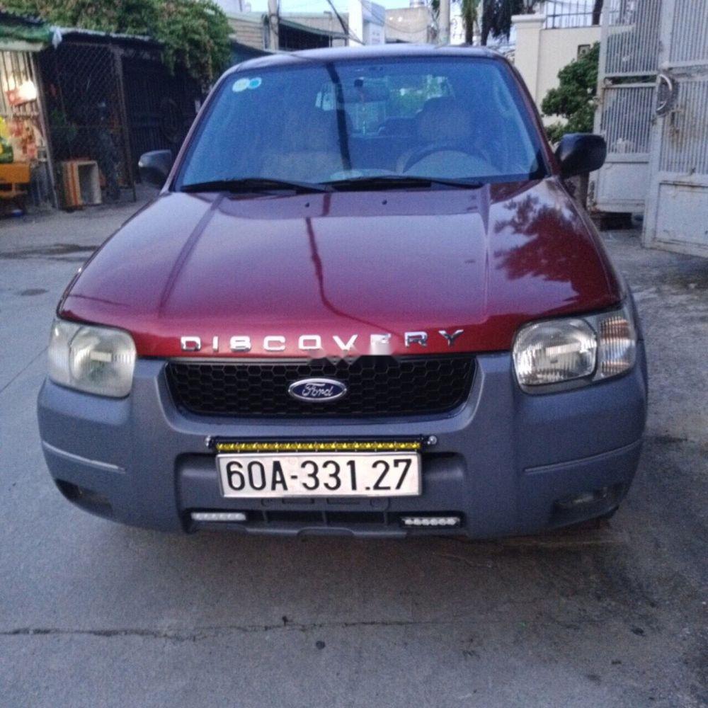 Ford Escape   2004 - Bán Ford Escape đời 2004, màu đỏ, nhập khẩu, số sàn