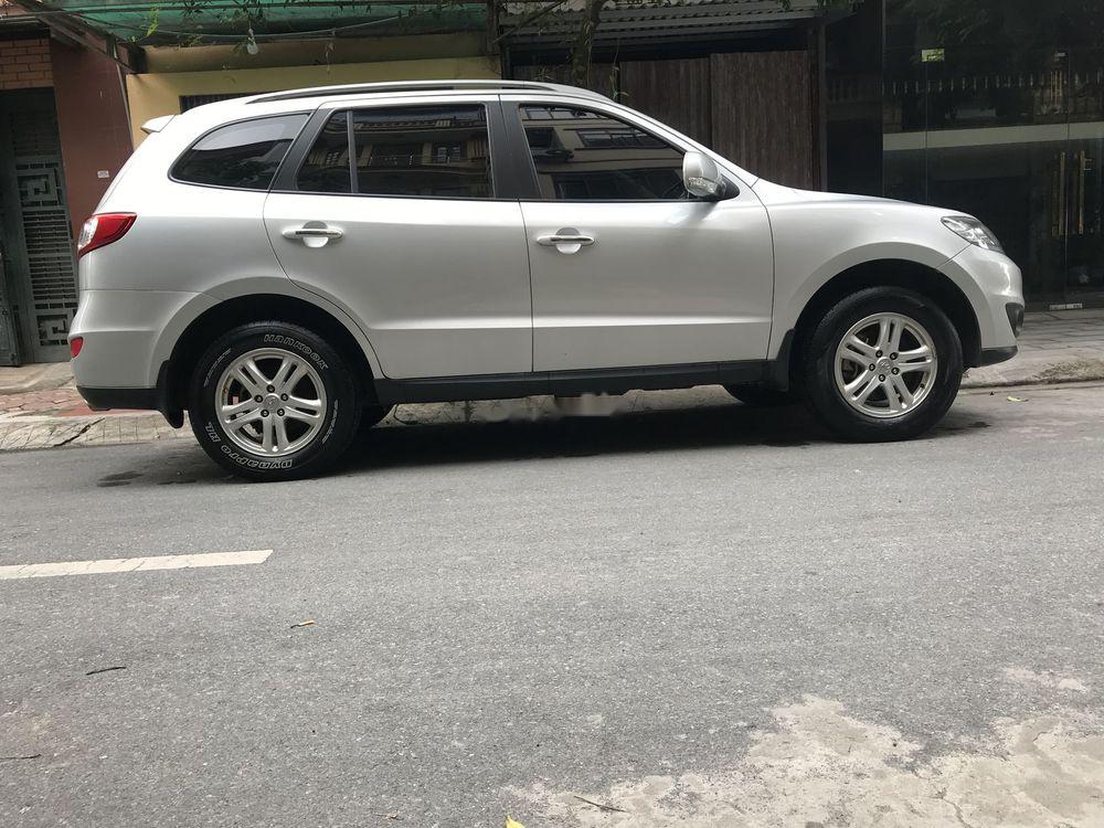 Hyundai Santa Fe   2010 - Bán Hyundai Santa Fe đời 2010, màu bạc, nhập khẩu  