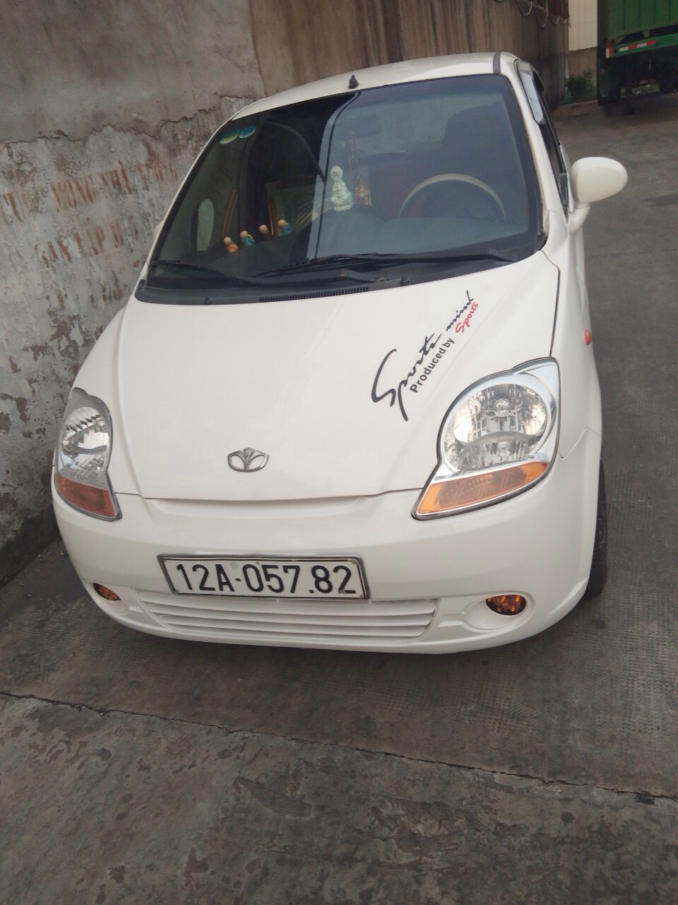 Daewoo Matiz SX 2007 - Daewoo Matiz 0.8MT, năm 2007, màu trắng, nhập khẩu