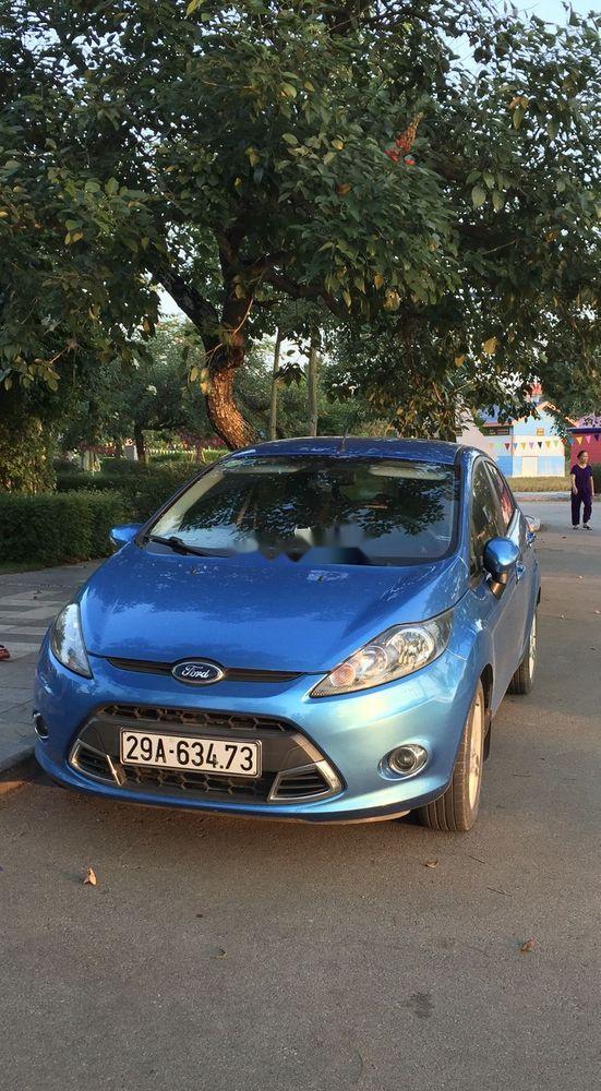 Ford Fiesta   2012 - Cần bán Ford Fiesta đời 2012, màu xanh lam, xe gia đình