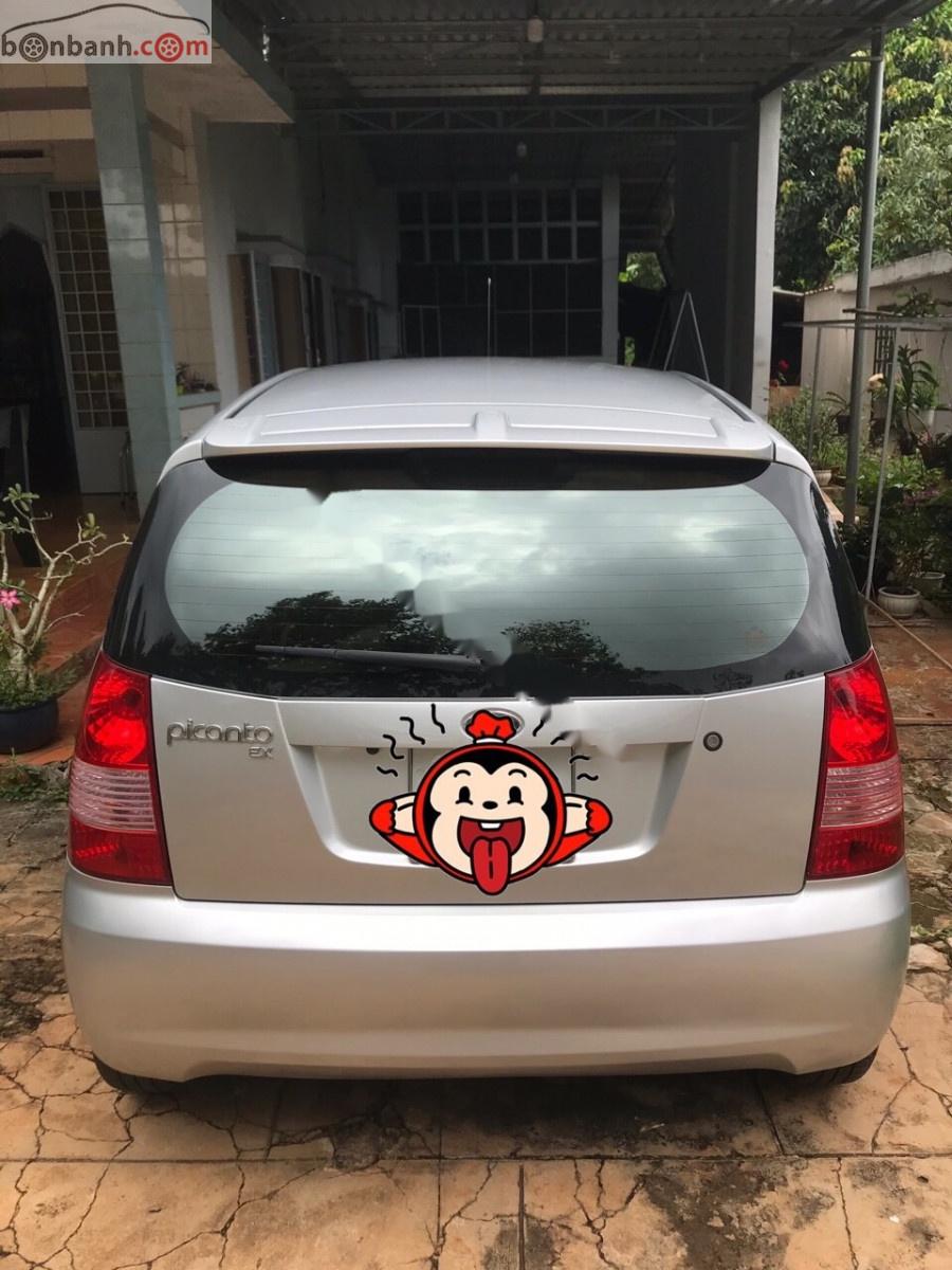 Kia Picanto 2007 - Cần bán Kia Picanto đời 2007, màu bạc, nhập khẩu Hàn Quốc 