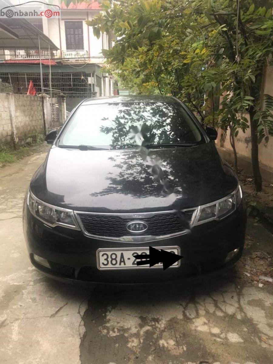 Kia Forte 2012 - Bán xe cũ Kia Forte 2012, màu đen