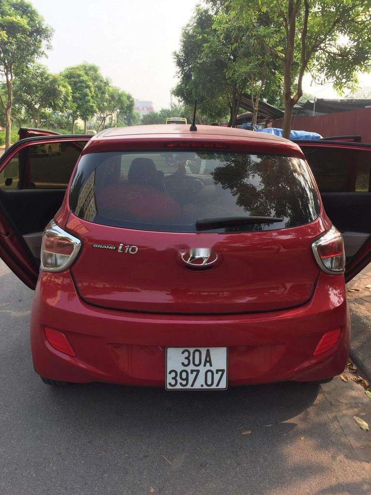 Hyundai Grand i10   1.0AT 2015 - Bán Hyundai Grand i10 1.0AT sản xuất năm 2015, màu đỏ, nhập khẩu chính chủ, giá chỉ 355 triệu