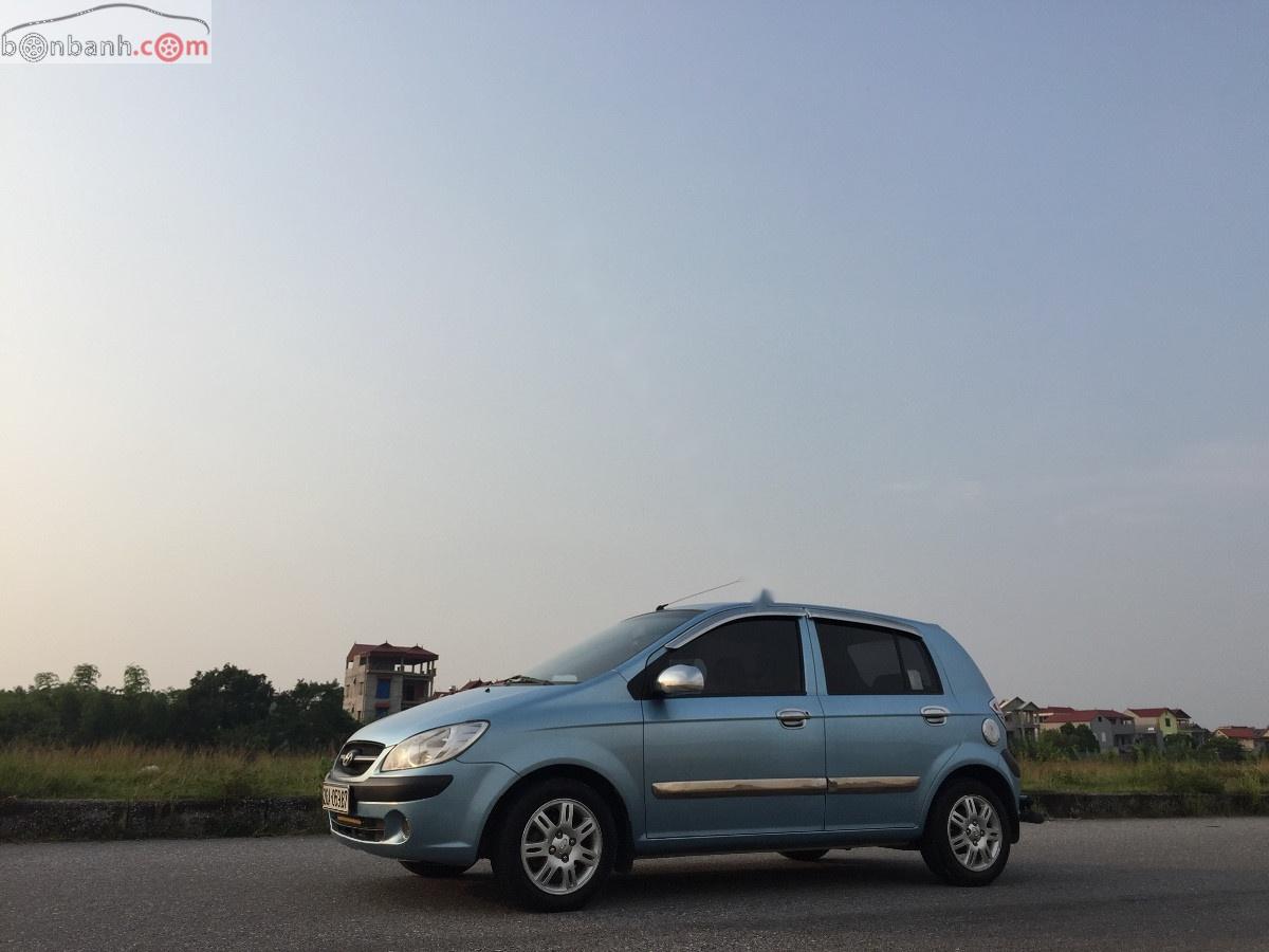 Hyundai Getz 2009 - Cần bán Hyundai Getz năm 2009, màu xanh lam, nhập khẩu  